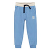 5.10.15 321 Go Contrast Beige Belt Cadet Blue Fleece Trouser 11432