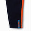 5.10.15 Orange Side Tape Faster Navy Blue Legging 11436