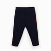 5.10.15 Orange Side Tape Faster Navy Blue Legging 11436