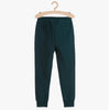 L&S Energy Print Emerald Green Ottoman Trouser 11440