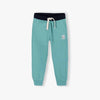 5.10.15 321 Go Contrast Navy Blue Belt Mint Fleece Trouser 12757