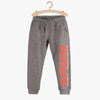 L&S Superior Print Textured Grey Terry Trouser 11455