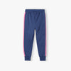 L Forever Print Pink Side Tape Navy Blue Fleece Trouser 11456