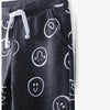 5.10.15 Emoji Print Dark Grey Terry Trouser 11462