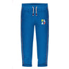 5.10.15 Play Print Contrast Side Piping Royal Blue Terry Trouser 11465
