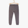L&S Funday Print Plain Dark Grey Terry Trouser 11496