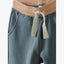 5.10.15 Contrast Belt Sea Weed Green Ottoman Trouser 11507