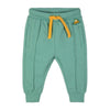5.10.15 Little Car Aplic Sea Green Terry Trouser 11513