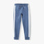 L Side White Panel Cadet Blue Terry Trouser 11518