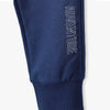 L&S Adventure Printed Pockets Blue Fleece Trouser 11533
