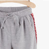 L&S Be Strong Side Rape Grey Girls Terry Trouser 11536