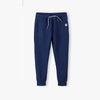 L&S Zebra Cord Degree Patch Ottoman Blue Trouser 11538