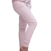 KPL Feel Embraced Bottom Style Zip Pocket Textured Pink Terry Trouser 11549