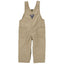 OshK Metal Hook Check Inner Beige Cotton Dungaree 11553