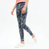 L&S All Over Splashes Belt Style Dark Blue Legging 14872
