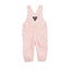 OSHKSH Peach & White Lines Without Belt Terry Girls Dungaree 11579