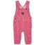OSHKSH Buckle Style Red & White Lines Denim Dungaree 11588