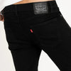 LVS Black Card Jet Black With Cooper Buttons Denim 11611