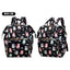 CN ADK Multi Cats Black Diaper Travel Back Pack 11647