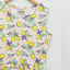 LCW All Over Ice Lemon Print Beige Sleeveless Frock 11715