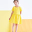 CC Mango Yellow Plain Frock 11717