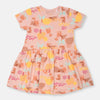 CC Camel & Fox Desert Tea Pink Frock 11718