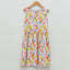 LCW Neon Fruits Print Sleeveless Grey Frock 11720