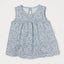 H&M Small Blue Flowers White Sleeveless Frock 11729
