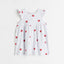 HM All Over Strawberries Print Striped Frock 11734