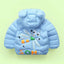 HT Dragon Fly Blue Puffer Jacket 11870