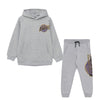 LFT Lakers Print Light Grey Fleece Track Suit 11880