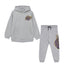 LFT Lakers Print Light Grey Fleece Track Suit 11880