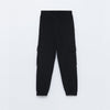 LFT Side Cargo Pockets Style Black Fleece Trouser 11883