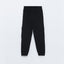 LFT Side Cargo Pockets Style Black Fleece Trouser 11883