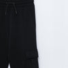 LFT Side Cargo Pockets Style Black Fleece Trouser 11883