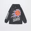 LFT Basket Ball Print Dark Grey Hoodie 11884