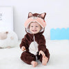 Squirrel Style Fur Warm Brown Romper 11905