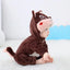 Squirrel Style Fur Warm Brown Romper 11905