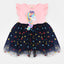 BXDN Aplic Unicorn PIink With Blue Frock 10809