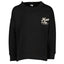 Music Print Black Fleece Sweatshirt 11929