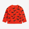 HM All Over Dino Dark Orange Sweater 11941