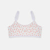 MNPRX Lace Style Heart Print White With Blue Brallete 2 Pc Pack 11081