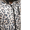 GA Fur Neck Sherpa Inside Warm Leopard Puffer Jacket 12003