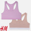 H&M Polka Dots Purple With Tea Pink Brallete 2Pc Pack 11100