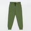 LFT Black Cord Dull Green Fleece Trouser 12076