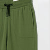 LFT Black Cord Dull Green Fleece Trouser 12076