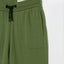 LFT Black Cord Dull Green Fleece Trouser 12076