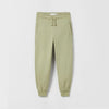 ZR Two Pocket Plain Biscuit Brown Terry Trouser 12080
