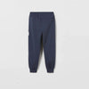 ZR Low Sun Patch Textured Navy Blue Terry Trouser 12092