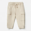ZR Ottman Cargo Style Beige Terry trouser 12099
